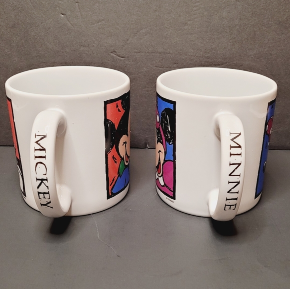 Disney Mickey & Minnie Mouse Large His & Hers Mugs - Picture 3 of 8